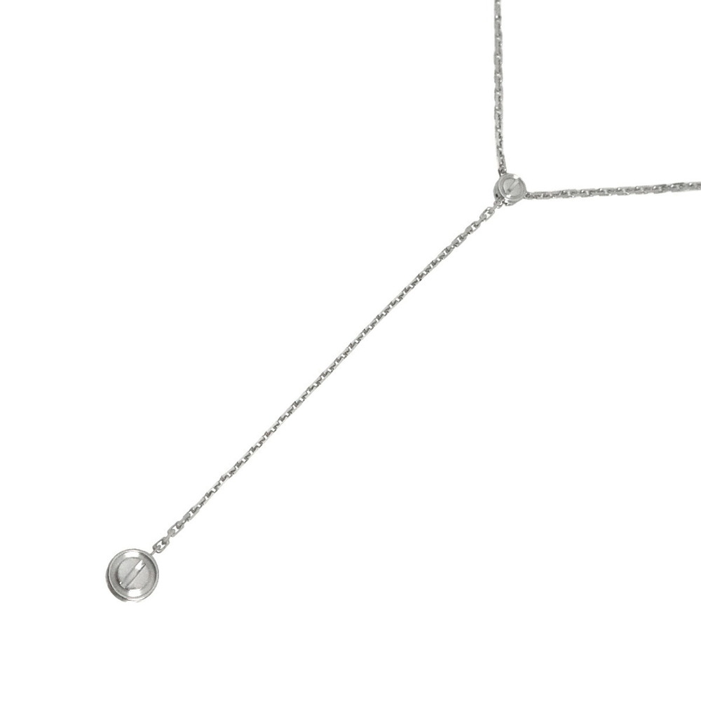 Cartier Love Pastille Y-Shape Necklace, 38cm, 18K White Gold (750)